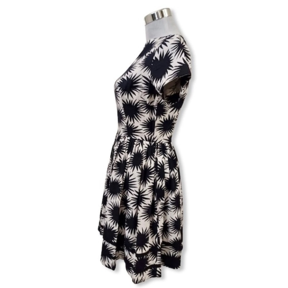 1960s Mod Dress, Mod Black And White Gem